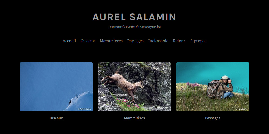 Photogalérie Aurel Salamin La Faune de Moiry